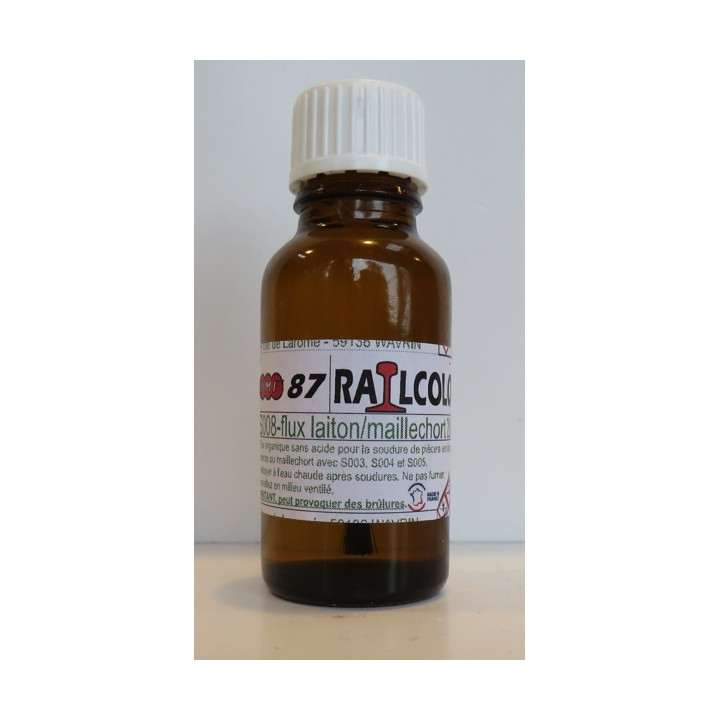 20ml de flux décapant pour métaux cuivreux avec pinceau applicateur