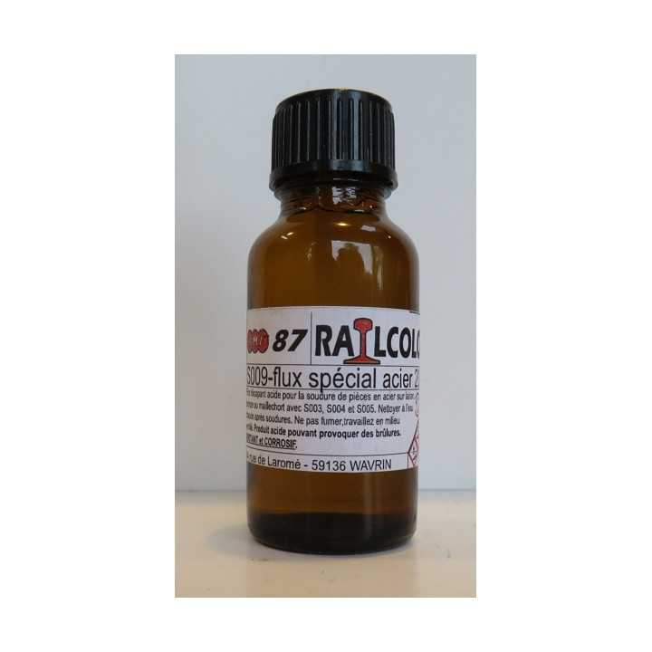 20ml de flux décapant pour métaux ferreux avec pinceau