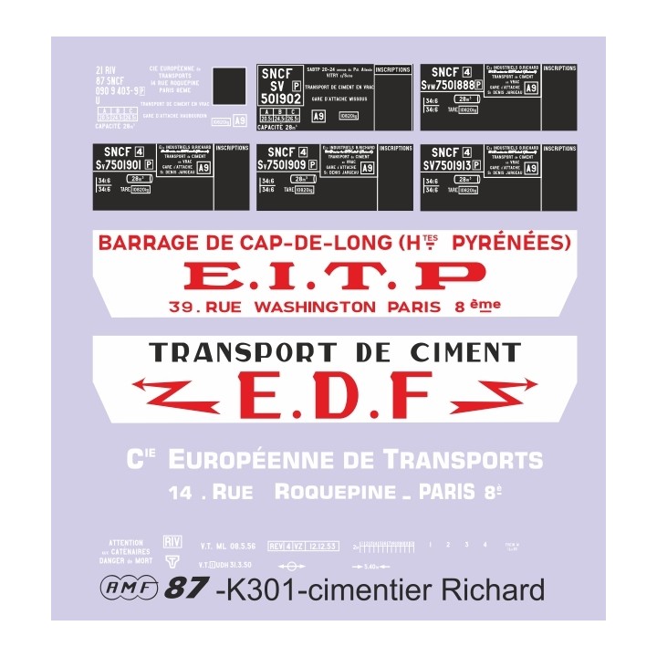 K301 Trémie à ciment Richard SNCF