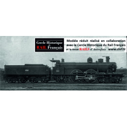 E134 kit 221 Atlantic Midi tender 20m3 à bogies