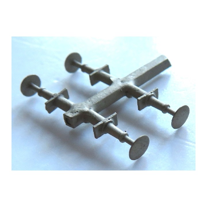 A394 4 tampons anciens pour tender