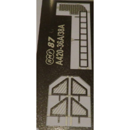 A420 echelle d'acces et grilles de protection pour tender 38A Nord