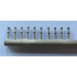 20 supports de main courante moyens (2mm)