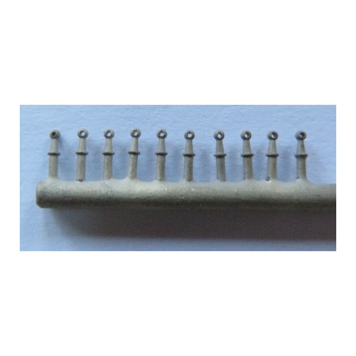20 supports de main courante moyens (2mm)