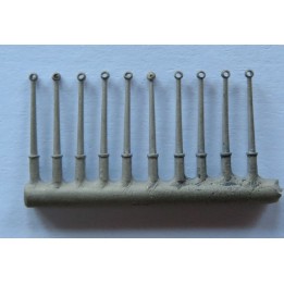 10 supports de rambardes hauts 9mm