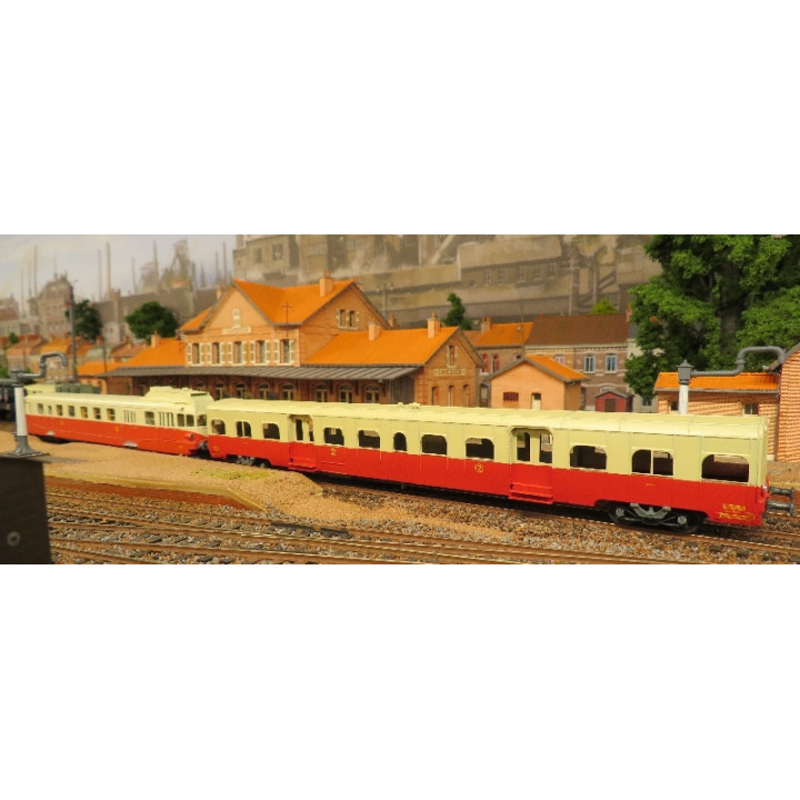 K158 remorque d'autorail XR8800 SNCF