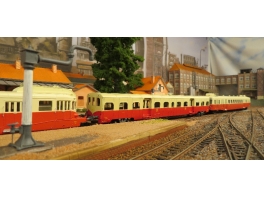 K158 remorque d'autorail XR8800 SNCF