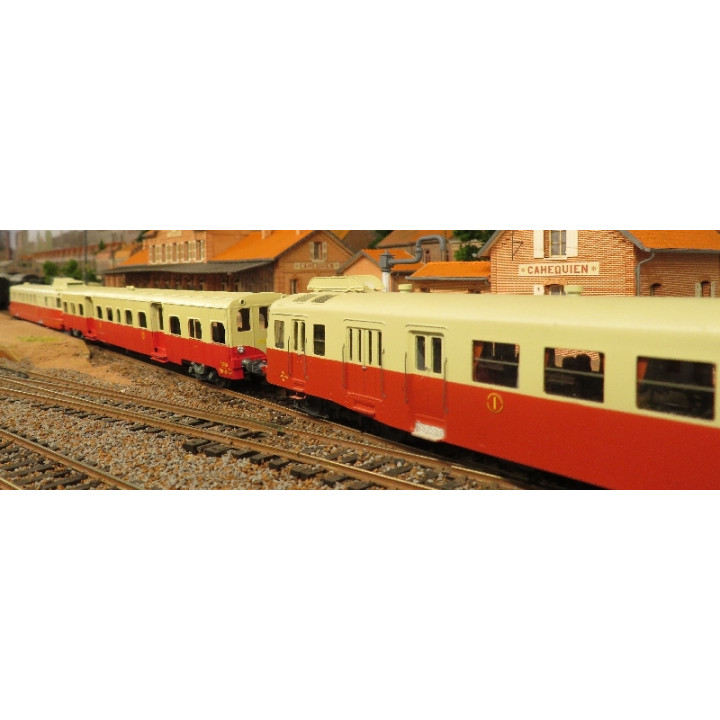 K158 remorque d'autorail XR8800 SNCF