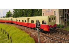 K158 remorque d'autorail XR8800 SNCF