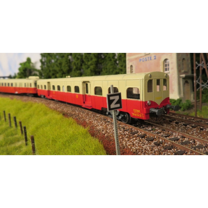 K158 remorque d'autorail XR8800 SNCF