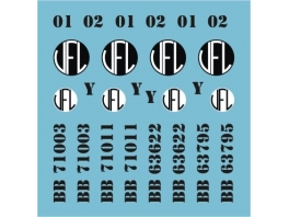 decalcs BB71000 et Y7100 Voies Ferrées des Landes