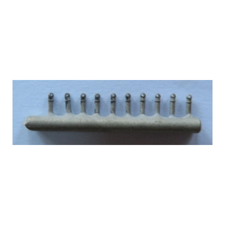 20 supports de main courante courts (1,3mm)