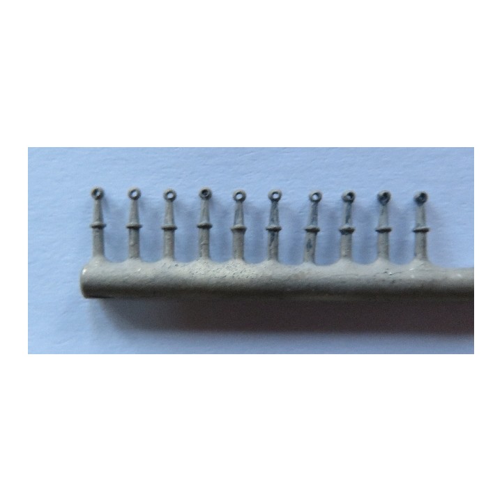 20 supports de main courante longs (2,5mm)