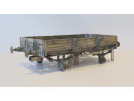 K309 Wagon plat à 2 essieux Nord de 4,60m en kit
