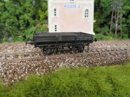K309 Wagon plat à 2 essieux Nord de 4,60m en kit