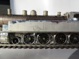 K035 6- 240TA SNCF ex Midi prototype, la chaudière est tronquée!