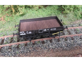 K309 Wagon plat à 2 essieux Nord de 4,60m en kit