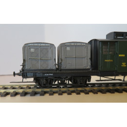 K124  2 cadres pour truck à bagages version métal