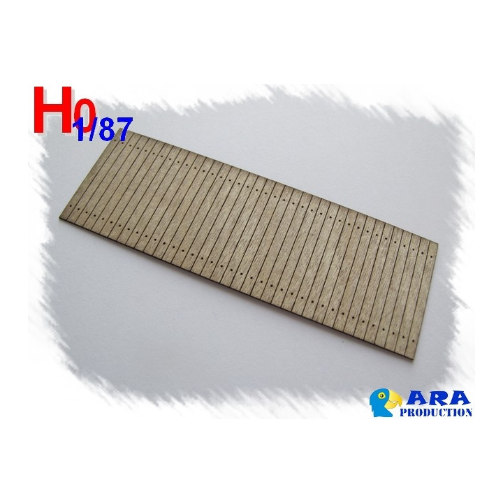 Plancher bois pour plat PLM REE