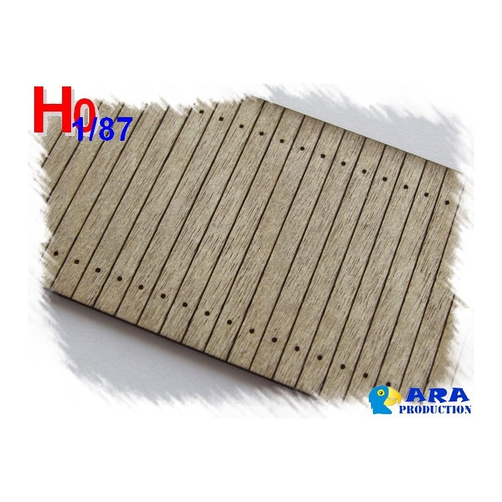 Plancher bois pour plat PLM REE