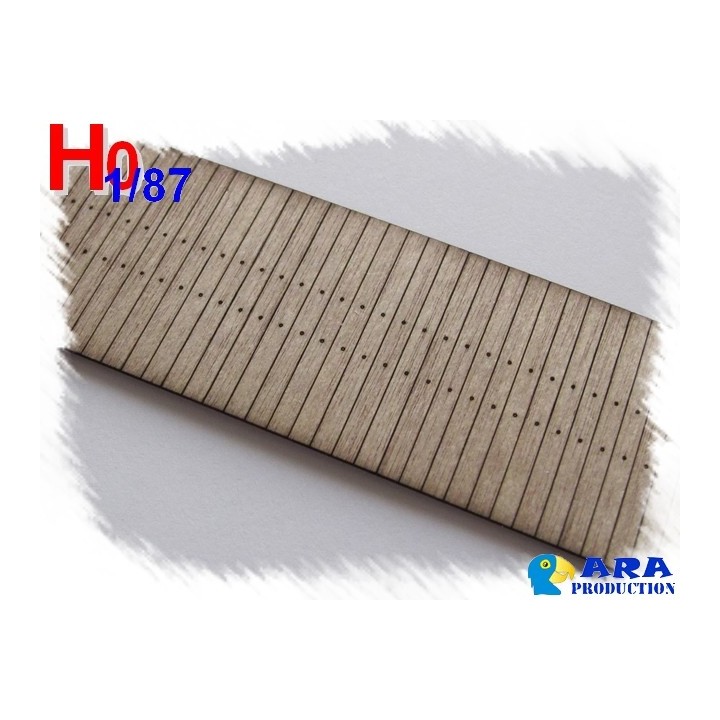 Plancher bois pour plat TP 6 ridelles REE