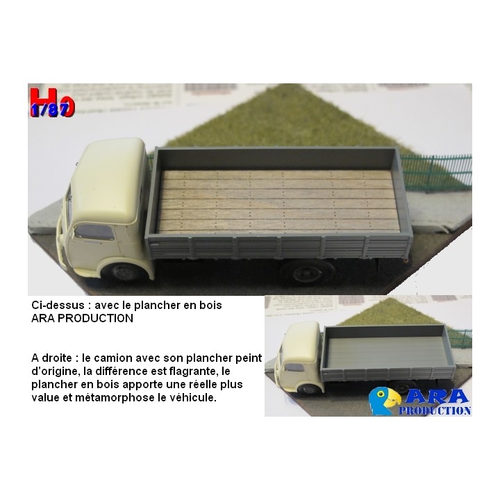 Plancher bois camion Panhard Movic REE