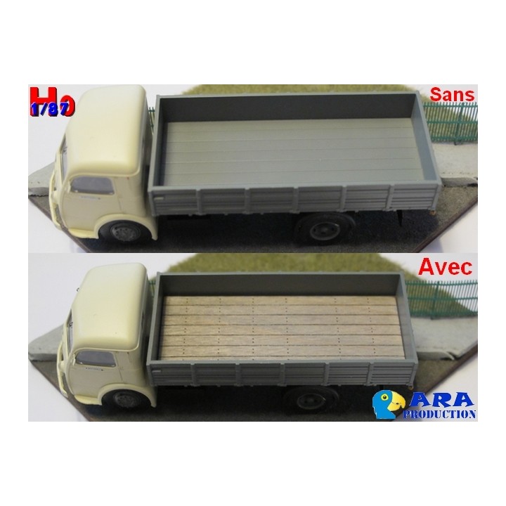 Plancher bois camion Panhard Movic REE