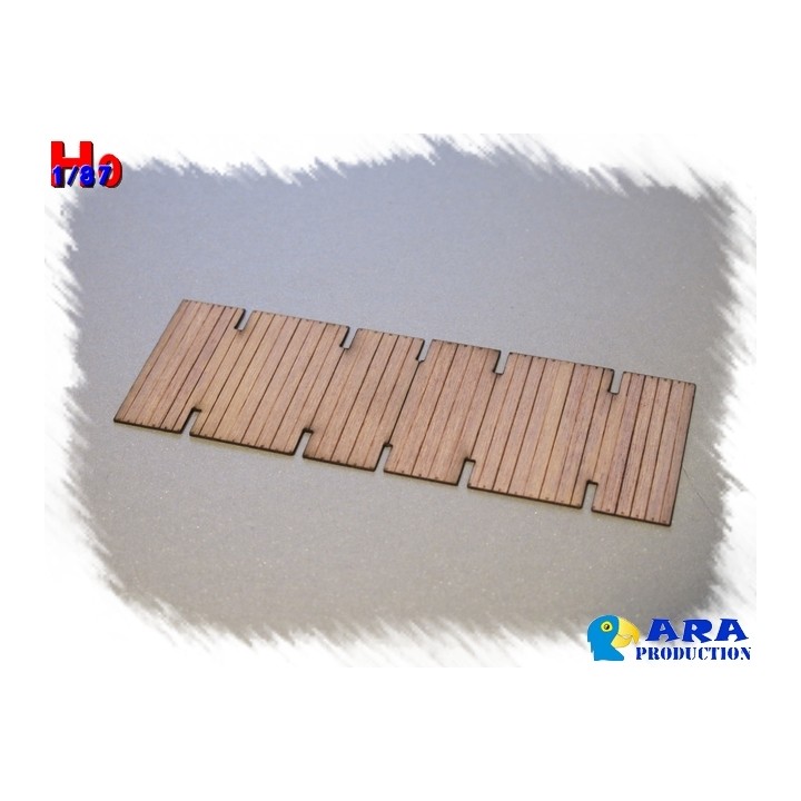 Plancher bois pour tombereau 4 portes PLM REE