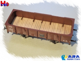 Plancher bois pour tombereau 4 portes PLM REE