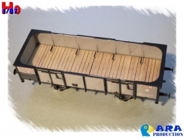 Plancher bois pour tombereau 4 portes PLM REE
