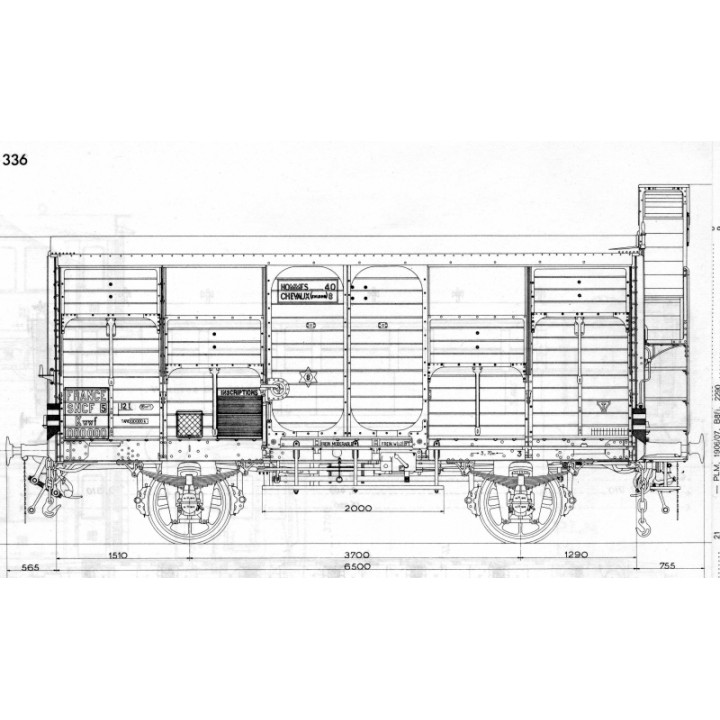 K3111 couvert PLM sans guérite