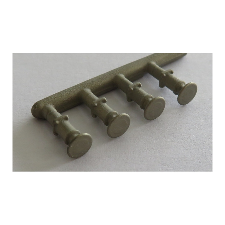 A444 4 tampons ronds pour locomotives et wagons USA TC 1945