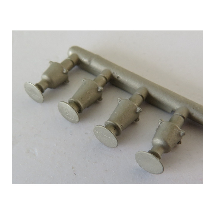 A443 4 tampons ronds type ETAT pour locomotives