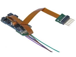 Décodeur LokSound V5 micro 6 poles préprogrammé vapeur + interface