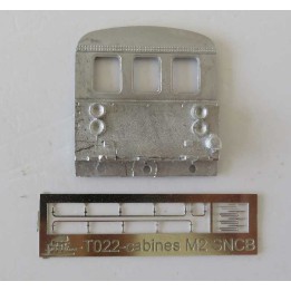 T0221 cabine de conduite pour voiture M2 SNCB