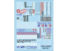Decalcs vehicules de gendarmerie
