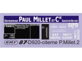 Déco citerne Paul Millet pour citerne 2 essieux