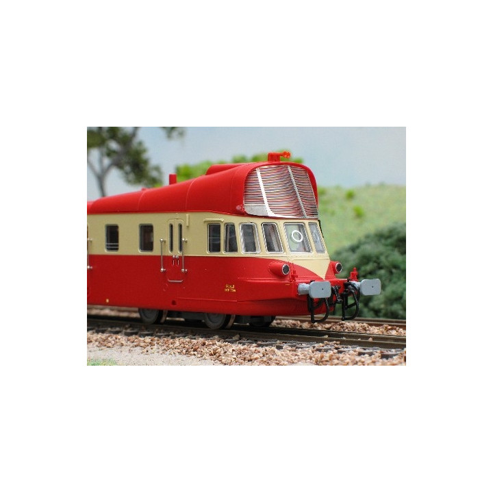 2 calandres photogravées pour autorail ABJ3 Electrotren