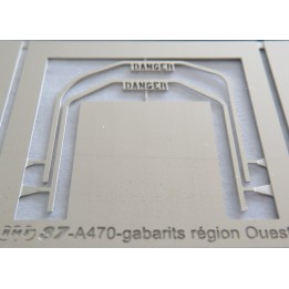 A470 gabarit de tender Ouest