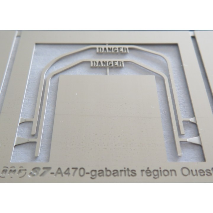 A470 gabarit de tender Ouest