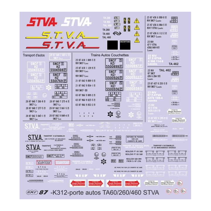 D951 déco pour wagon STVA