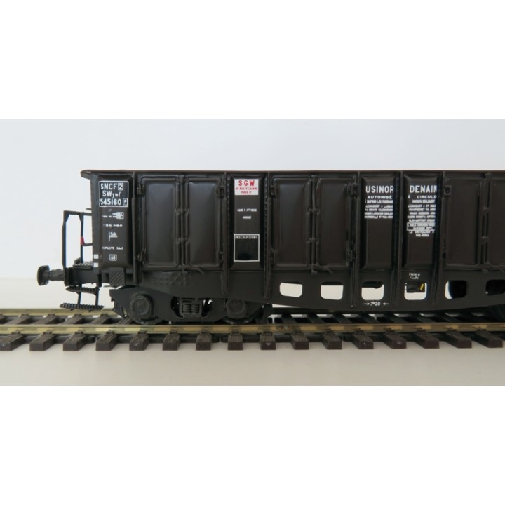 K3133 Tombereau à bogies 4 portes ARBEL court panneaux emboutis