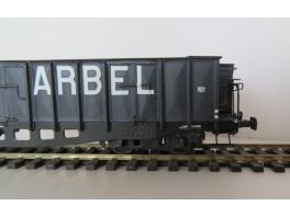K3131 Tombereau à bogies 3 portes ARBEL panneaux pointes de diamant