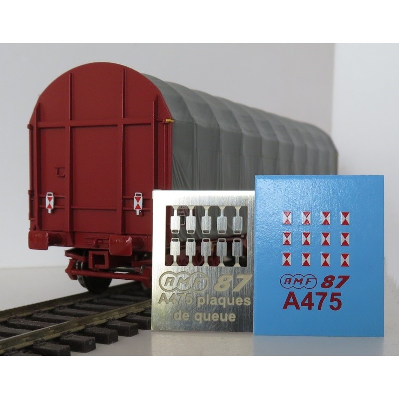 A475 10 plaques de fin de convoi actuelles