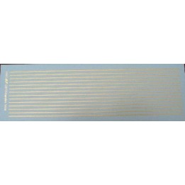 Bandes de 0,8 et 1mm couleur laiton