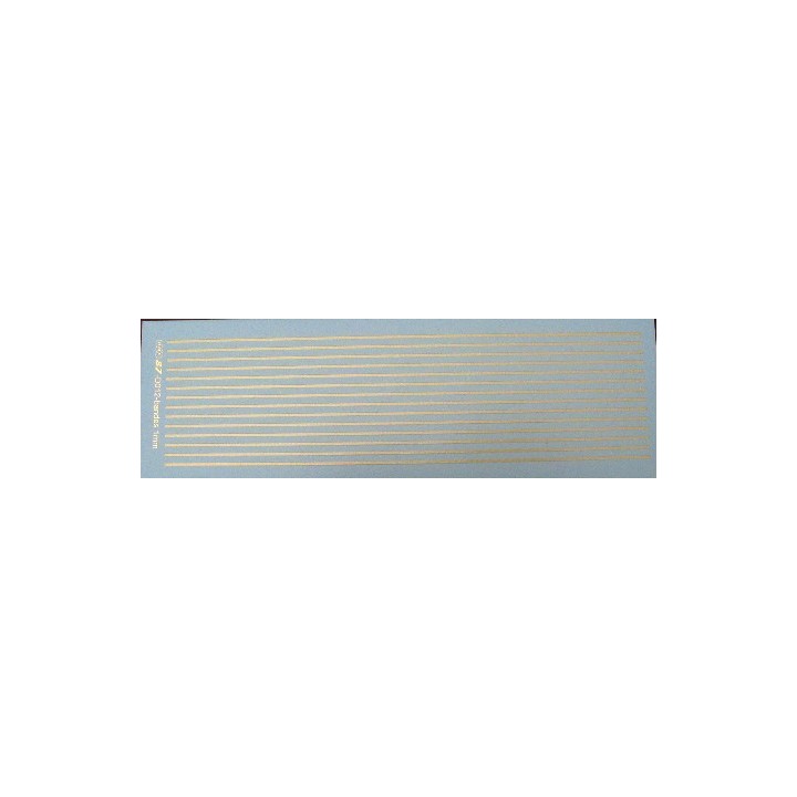 Bandes de 0,8 et 1mm couleur laiton
