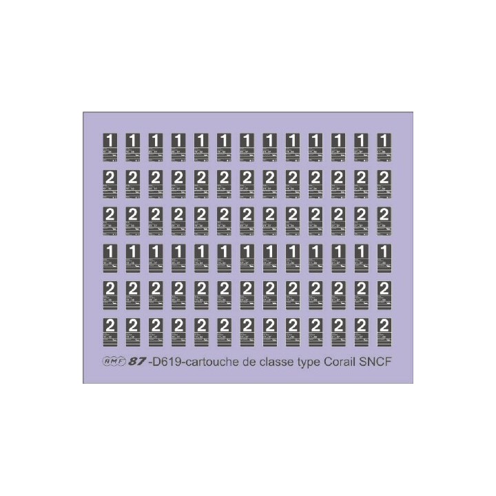Cartouche de classe type Corail