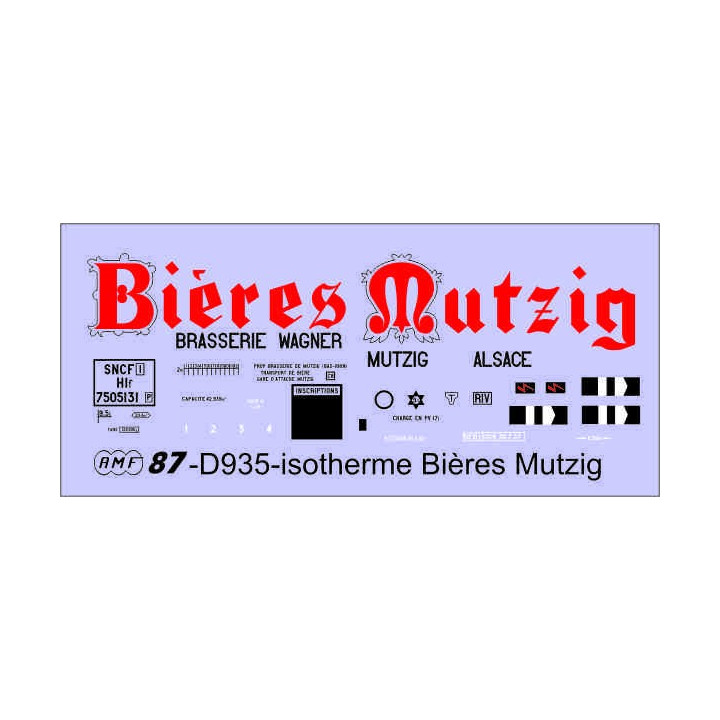 Déco isotherme Brasserie Mutzig SNCF ép3