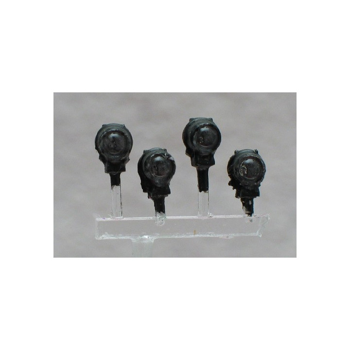 4 phares Pyle fonctionnels blanc type US