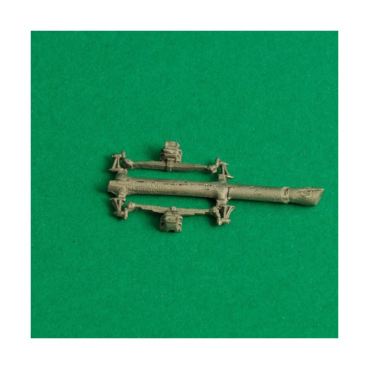 4 boites d'essieux + ressorts de suspension longs PO pour wagons